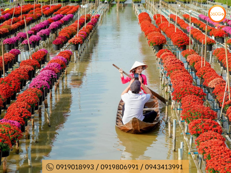 Làng hoa Sa Đéc tạo nên không gian rực rỡ sắc màu - Du lịch 360Go